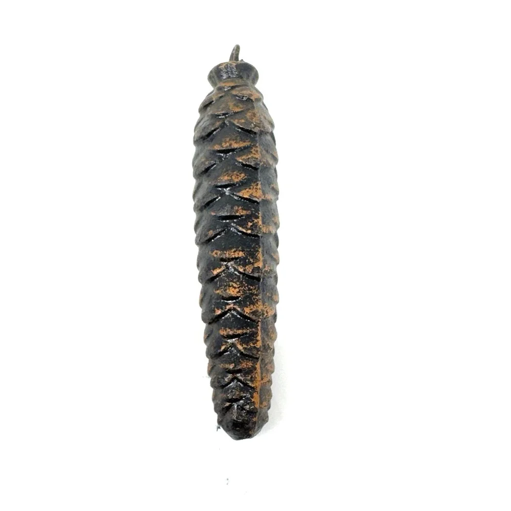 Vintage Pinecone Cuckoo Clock Weights B Cast Iron 4 3/4